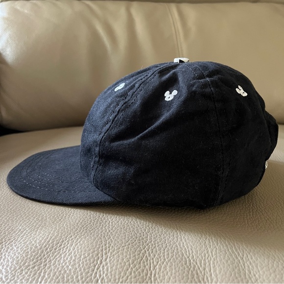 Vintage MICKEY MOUSE BASEBALL CAP Walt Disney/ Goofy’s Hat Co black/white Unisex - Picture 3 of 9